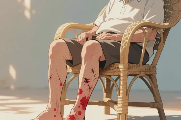 老人小腿長濕疹不管它會(huì)自己痊愈嗎(圖2)