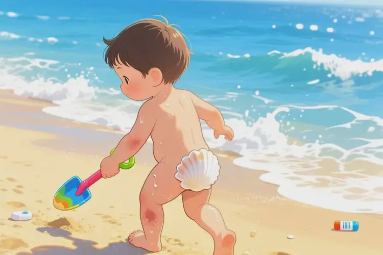 小孩屁股上容易長濕疹不管它會自己痊愈嗎(圖2)