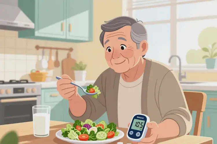 中老年人晚上血糖10(圖1)