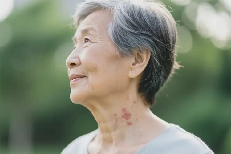 老人脖子偶爾起濕疹可以徹底自愈嗎(圖1)