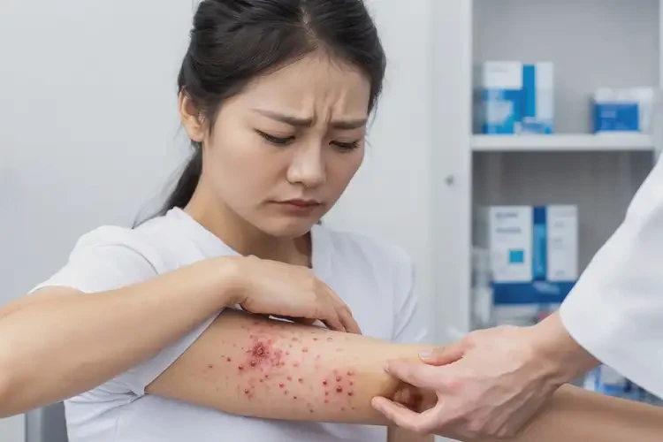 女生四肢经常起湿疹不管它会自己自愈吗(图4)