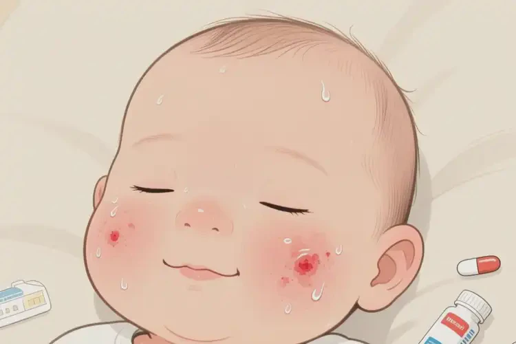 嬰幼兒臉上出現(xiàn)濕疹能靠自己自愈嗎(圖2)