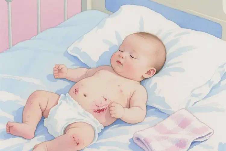 嬰幼兒肚子起濕疹不管它會自己自愈嗎(圖2)