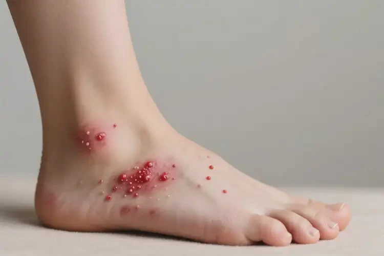 女性腳上有濕疹不管它會自己好嗎(圖2)