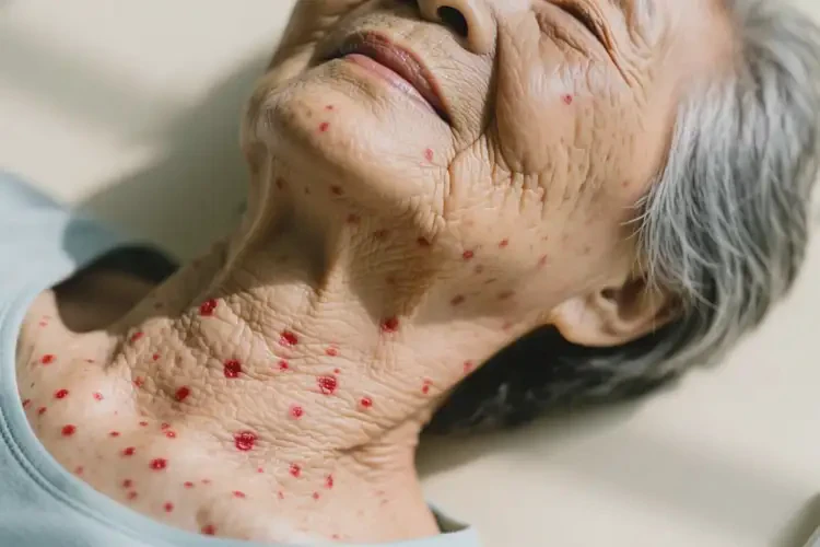 老年人脖子長(zhǎng)濕疹不管它會(huì)自己自愈嗎(圖2)