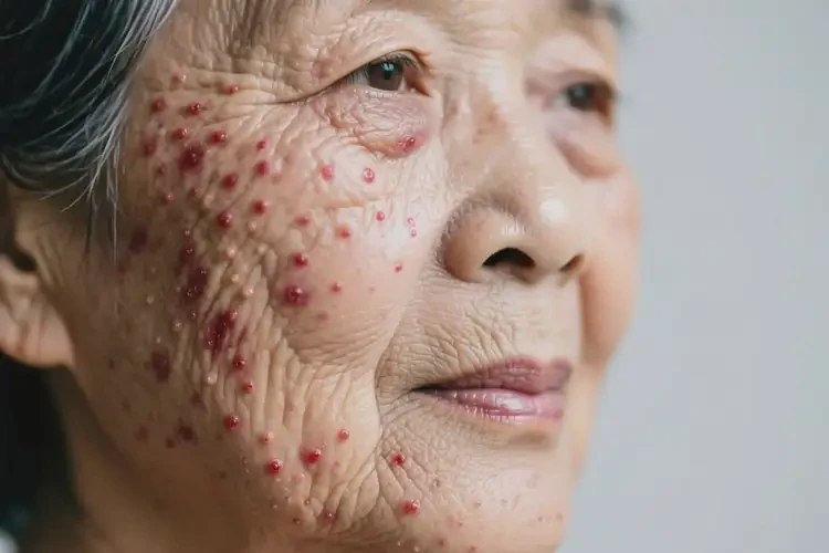 老年人面部經(jīng)常長(zhǎng)濕疹不管它會(huì)自己自愈嗎(圖3)