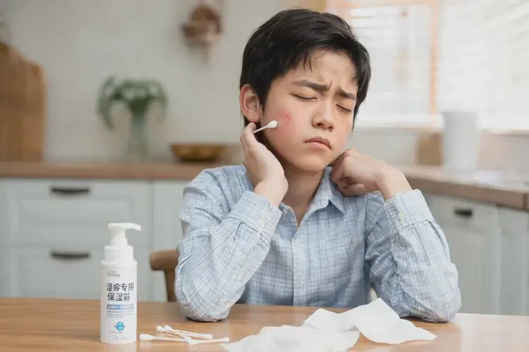 青少年脖子上出现湿疹可不可以彻底自愈(图1)