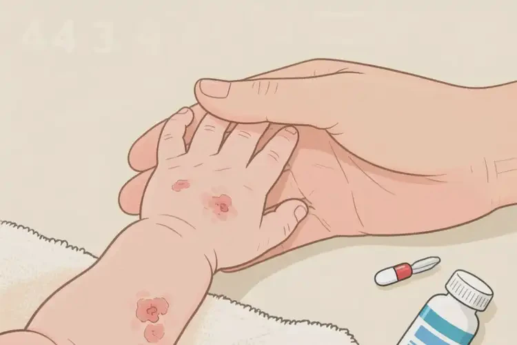 新生兒全身偶爾長濕疹不管它會自己痊愈嗎(圖4)