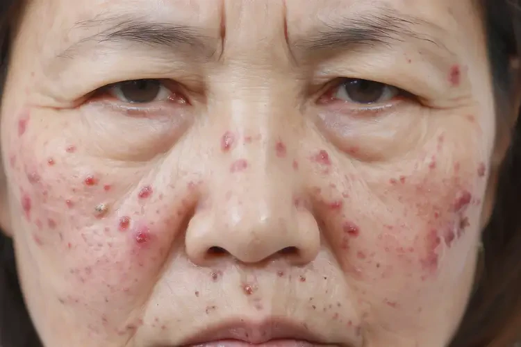 女生面部起濕疹不管它會自己好嗎(圖4)