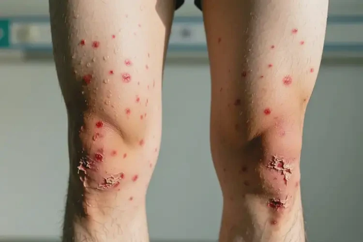 男生大腿上經(jīng)常起濕疹不管它會(huì)自己好嗎(圖3)