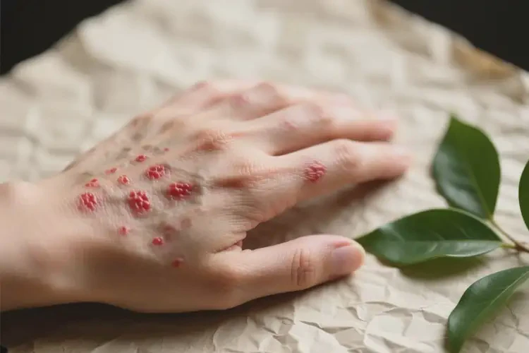 女性手上经常起湿疹不管它会自己痊愈吗(图2)