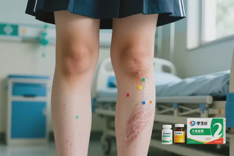中學(xué)生小腿起濕疹不管它會自己自愈嗎(圖3)