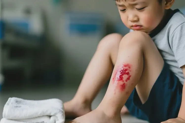 小學(xué)生小腿容易長濕疹不管它會自己痊愈嗎(圖3)