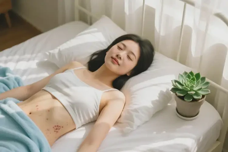 女生肚子經(jīng)常長濕疹不管它會自己好嗎(圖4)