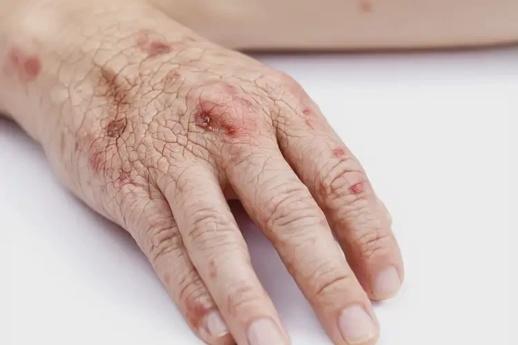 女人手上經(jīng)常長濕疹不管它會(huì)自己自愈嗎(圖1)