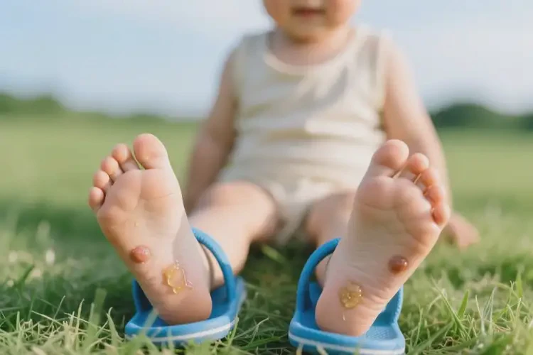 小孩腳上偶爾長濕疹不管它會自己痊愈嗎(圖3)