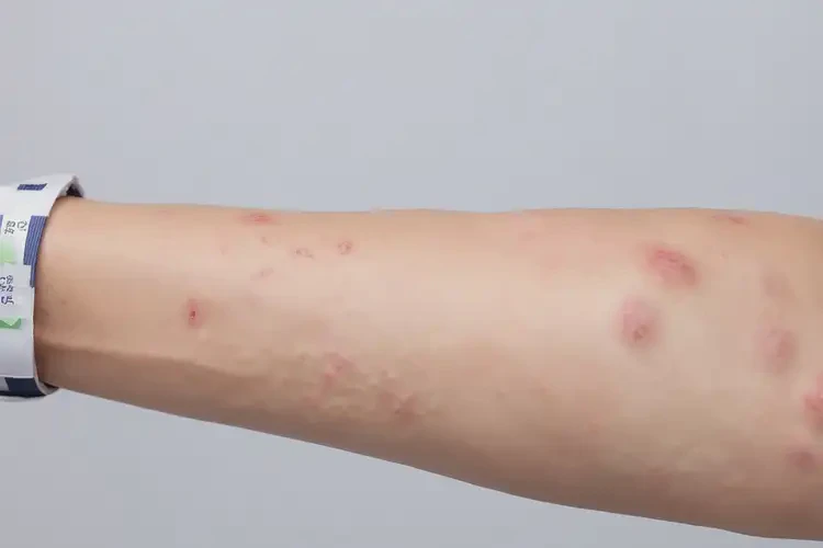 青少年手臂上出現(xiàn)濕疹不管它會自己痊愈嗎(圖1)