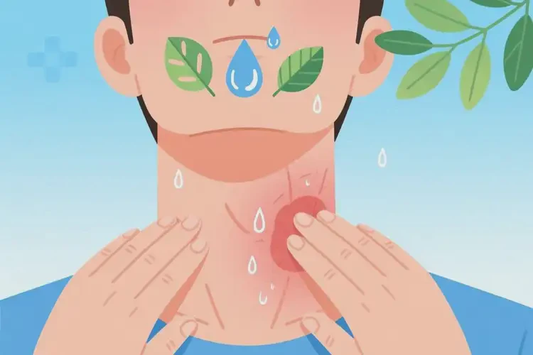 男性脖子上有湿疹可以彻底自愈吗(图2)