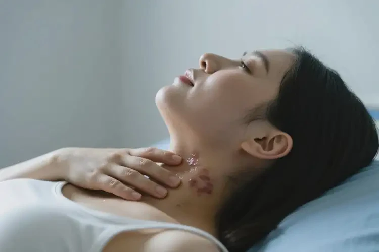 孕婦脖子長濕疹不管它會自己好嗎(圖2)