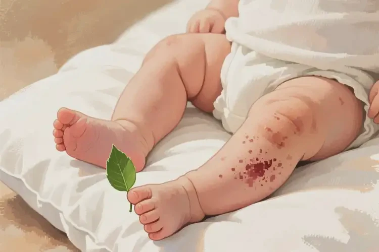 新生兒小腿容易起濕疹不管它會自己自愈嗎(圖3)