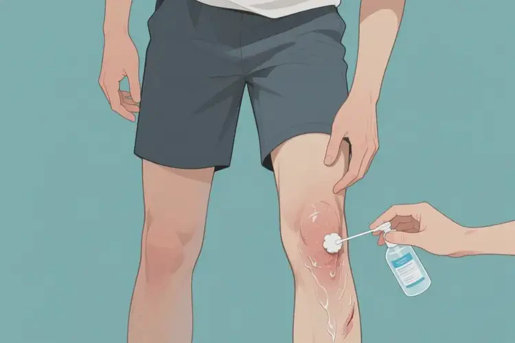 男生大腿容易起濕疹不管它會(huì)自己好嗎(圖1)