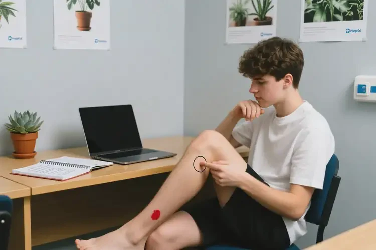 大学生小腿上容易起湿疹能不能彻底自愈(图1)