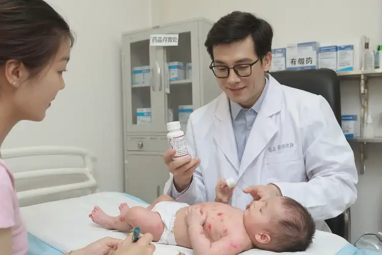 嬰兒四肢起濕疹不管它會(huì)自己好嗎(圖2)