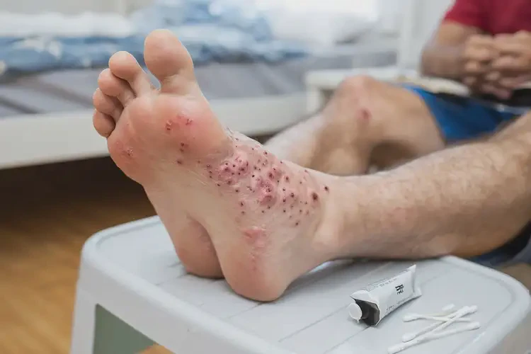 大學(xué)生腳上長濕疹不管它會自己痊愈嗎(圖4)