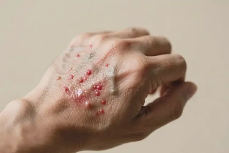 男人手上經(jīng)常長濕疹可以徹底自愈嗎(圖2)