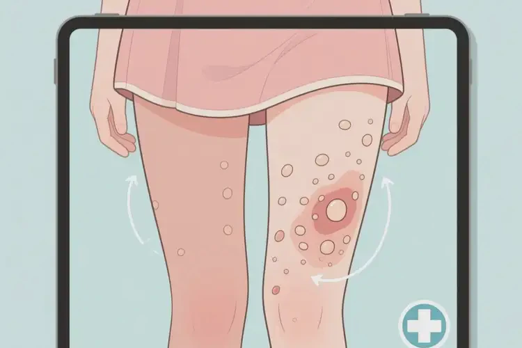 女生大腿长湿疹可以彻底自愈吗(图3)