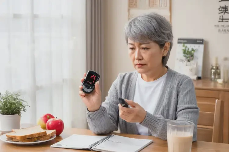 女人早餐血糖25(图1)