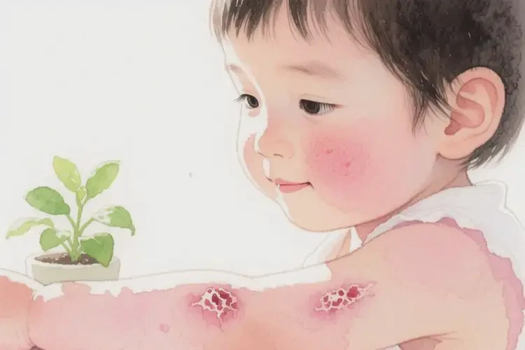 小孩全身容易起濕疹能夠徹底治愈嗎(圖1)