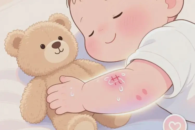 寶寶手臂經(jīng)常長(zhǎng)濕疹能靠自己自愈嗎(圖1)