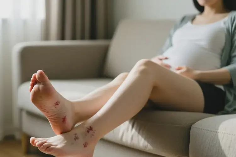 產(chǎn)婦腳上經(jīng)常起濕疹不管它會自己好嗎(圖2)