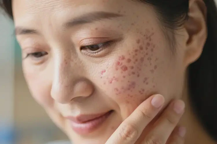 产妇面部出湿疹不管它会自己痊愈吗(图1)