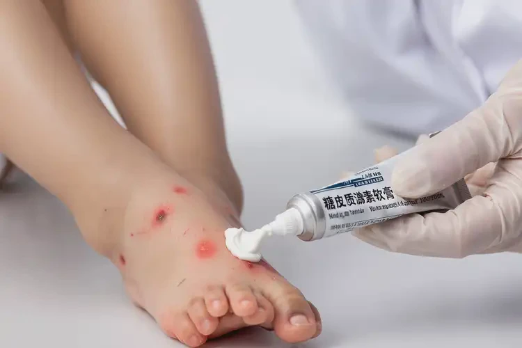 孩子腳上出現(xiàn)濕疹可不可以徹底自愈(圖3)