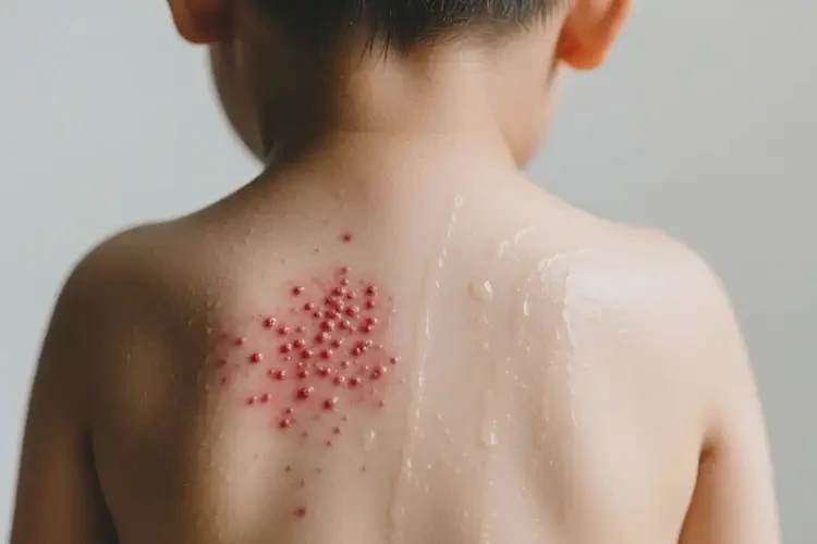 孩子身上起湿疹可不可以彻底自愈(图1)