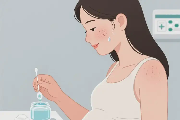 孕妇面部起湿疹能够彻底治愈吗(图1)