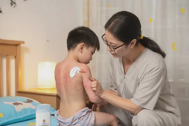 嬰幼兒全身經(jīng)常長濕疹不管它會自己好嗎(圖3)