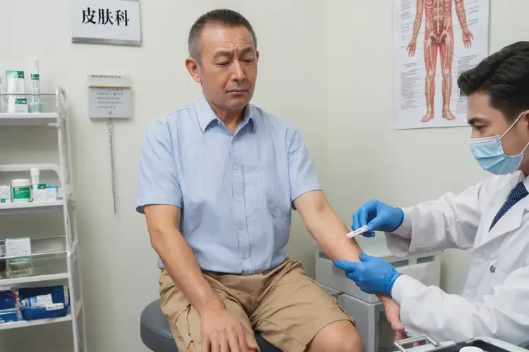 男人四肢長濕疹不管它會(huì)自己痊愈嗎(圖3)