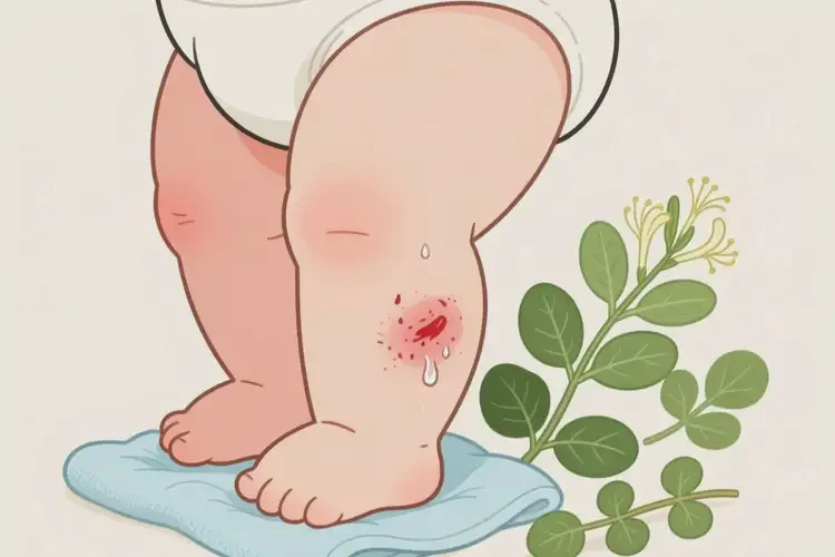 寶寶大腿上容易起濕疹可以徹底自愈嗎(圖4)