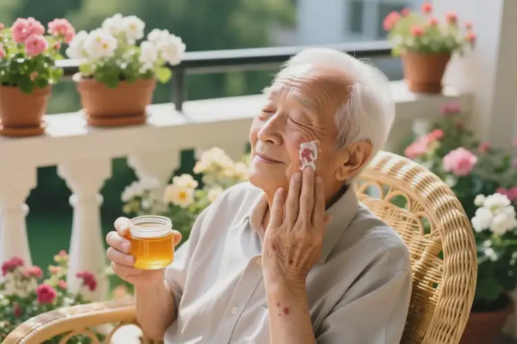 高齡老人臉上出濕疹不管它會自己痊愈嗎(圖2)