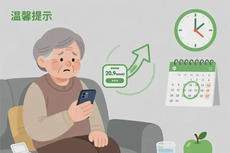 中老年人餐后血糖20点9意味着什么(图1)