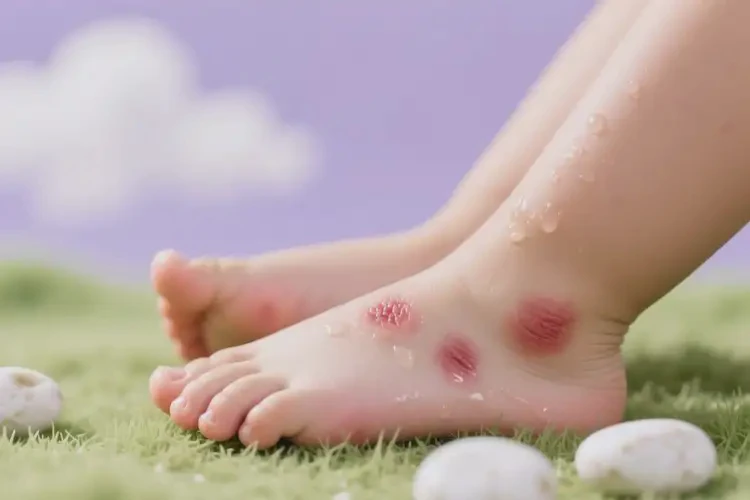 少兒腳上容易長(zhǎng)濕疹可以徹底自愈嗎(圖2)
