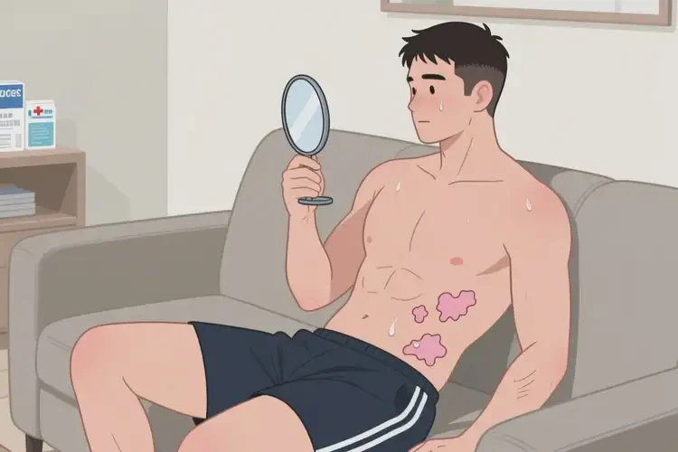 男人肚子上容易長(zhǎng)濕疹可不可以徹底自愈(圖2)