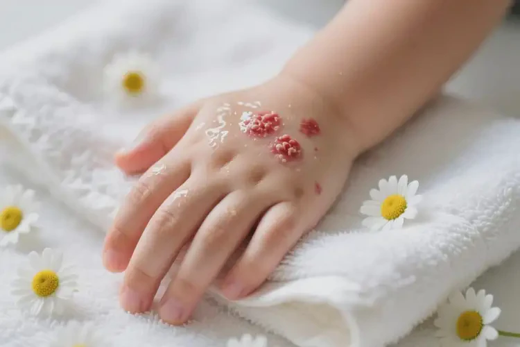 孩子手上有濕疹能徹底自愈嗎(圖3)