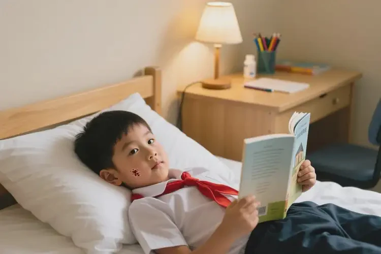 小學(xué)生脖子上偶爾長(zhǎng)濕疹能靠自己自愈嗎(圖1)