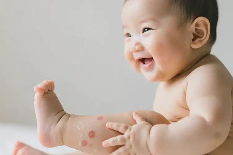 嬰兒小腿容易起濕疹能夠徹底治愈嗎(圖1)
