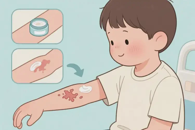 兒童手臂上起濕疹能夠徹底治愈嗎(圖4)