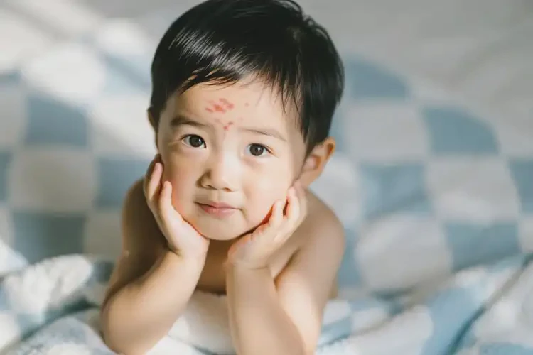 少兒臉上偶爾起濕疹能靠自己自愈嗎(圖2)